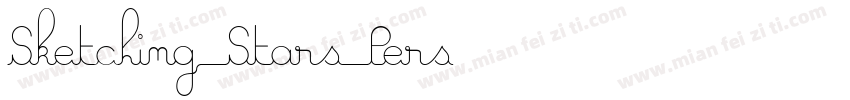 Sketching Stars Pers字体转换